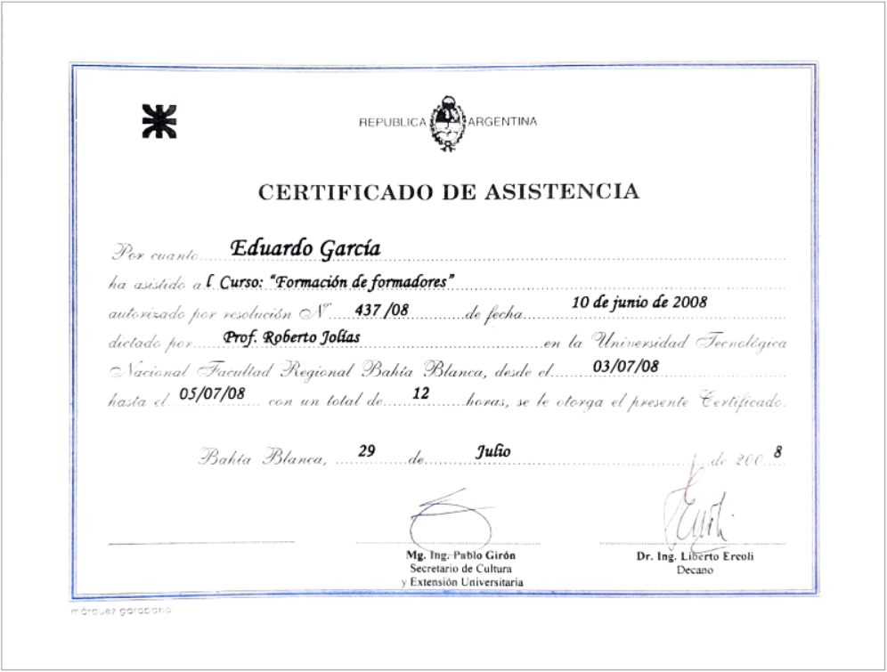 Certificado 7